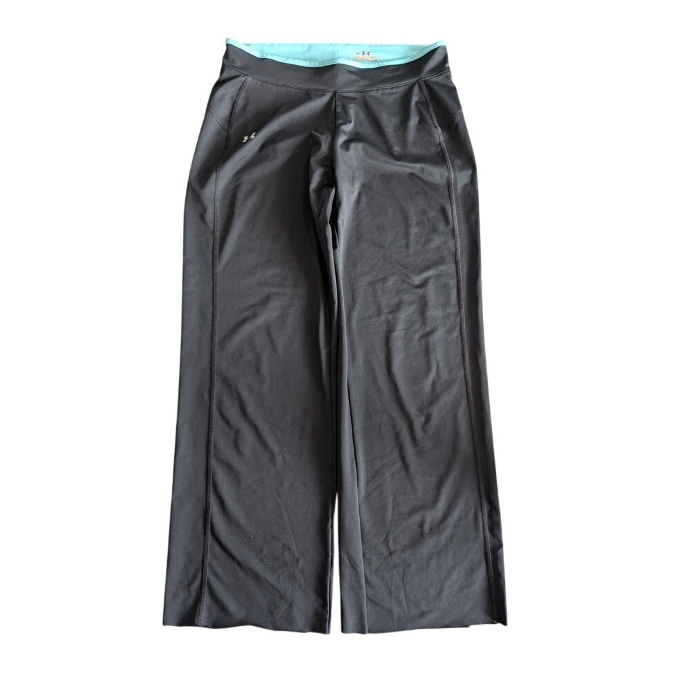 Under Armour Black Athletic Workout Pants Women's Size Medium Elastic Waist